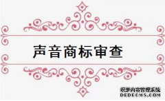 声音商标形式审查和实质审查哪些？