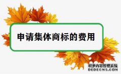 申请集体商标的费用是多少？
